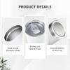 VTCTOASY 20 Oz Stainless Steel Tumbler Vacuum Insulated Tumblers with Lid Poppy Flowers Vivid Petals Coffee Mug for Travel Double Wall Insulated Cup Coffee Mug for Home Work Straw Two-piece Set view 3