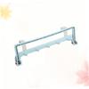 SHOWERORO 2pcs Stainless Steel and Abs Rear Door Hook Rack Punch Hanging Shelf for Kitchen Bathroom Office and Home Use view 3