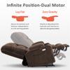 MCombo Oversized Power Lift Recliner Chair for Elderly, Dual Motor Lift Chair with Heat and Massage, Lay Flat Lift Chair for Big and Tall, Cup Holders, Fabric R7891 (Oversize, Mocha) view 4