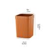 NEKCOCO Trash Bin Household Garbage Cans Large Capacity Storage Bucket Bathroom Without Cover Square Bedroom Living Room Paper Basket Bedroom Trash Can (Color : A) view 2