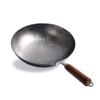 32/34CM Traditional Handmade Wok Old-Fashioned Iron Wok Without Coating Non-Stick Gas Cooker Wok Cookware Pot (Size : 34cm) (32cm) view 1