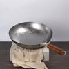 32/34CM Traditional Handmade Wok Old-Fashioned Iron Wok Without Coating Non-Stick Gas Cooker Wok Cookware Pot (Size : 34cm) (32cm) view 3