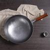32/34CM Traditional Handmade Wok Old-Fashioned Iron Wok Without Coating Non-Stick Gas Cooker Wok Cookware Pot (Size : 34cm) (32cm) view 4