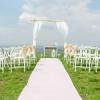Aisle Runner for Wedding Ceremony 1m/1.2m Width White Aisle Runner for Outdoor Wedding Church Decorations (White) view 1