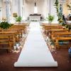 Aisle Runner for Wedding Ceremony 1m/1.2m Width White Aisle Runner for Outdoor Wedding Church Decorations (White) view 4