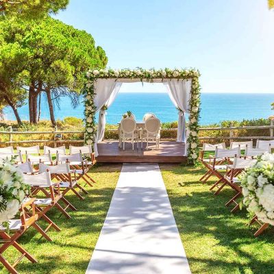Aisle Runner for Wedding Ceremony White Carpet Rugs for Step, Ceremony Parties and Events Indoor or Outdoor Decoration - 1m/1.2m Wide