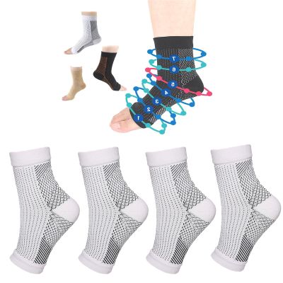 OCQOPM Aidease Neuro Compression Socks, Orthopedic Neuro Socks - Pain/Swelling Healing Socks, for Neuropathy Pain (F,L/XL)