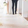 Aisle Runner for Wedding Ceremony, White Carpet Runner for Indoor & Outdoor, Party, Christmas Decorations, 140gsm Thickness view 2