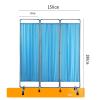 BXKCFYBSQ 3-Panel Mobile Medical Privacy Screen, Ward/Beauty Salon/Health Room Vertical Door Partition 6 Feet High, Suitable for Hospital/Office/Beauty Salon view 2