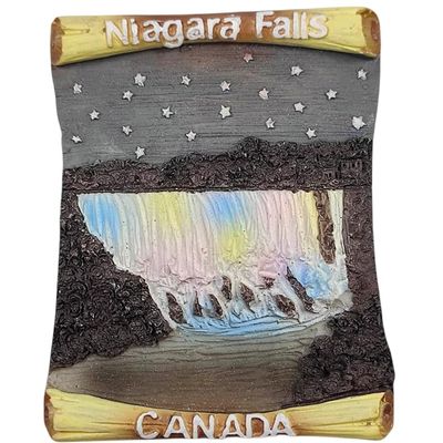 3D Niagara Falls Canada Fridge Magnet Travel Souvenir Refrigerator Decoration Magnetic Sticker Hand Painted Craft