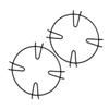 4 Pack Gas Stove Brackets, Iron Anti Slip Support Racks view 1