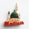 3D Madinah Saudi Arabia Fridge Magnet Travel Souvenir Refrigerator Magnetic Sticker Hand Painted view 2