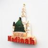 3D Madinah Saudi Arabia Fridge Magnet Travel Souvenir Refrigerator Magnetic Sticker Hand Painted view 4
