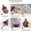 300ml USB Electric Aroma Air Diffuser Wood Grain Ultrasonic Air Humidifier Cool Mist Maker with 7 Colors Lights(OneColor) view 2