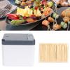 Pissente Intelligent Toothpick Box, 250 Toothpicks Capacity Intelligent Induction Toothpick Dispenser Automatically Up Electric Toothpick Machine for Home Kitchen Restaurant Office view 2