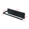 TopHomer Paper Towel Holder Self-Adhesive Non-Drill Roll Paper Holder Heavy Duty Wall Mounted Holder for Kitchen, Bathroom, Wall(Black) view 2