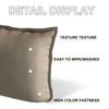 ZZYK Headboard Wall Mounted Headboard Cushion,Large Backrest Headboard Pillow Faux Leather Bed Support Upholstered Wipeable Headboard Daybed Tatami Cushion,Khaki,Straps 74"/190cm view 4