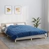 CUMYZO Weighted Blanket Blue 86.6"x92.5" 33.1 lb Fabric Home & Garden,Linens & Bedding,Bedding,Blankets view 2