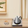 Commercial Coffee Warmer, 80W Single Burner Decanter Warmer Plate, Stainless Steel Electric Coffee Pot Warmer, for Cafe, Break Room, Buffet and Commercial Use view 2