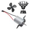 Fireplace Fan Motor Stove Fan Motor Aluminium Powerful Fireplace Fan Accessory for 41 to 45mm Installation view 2