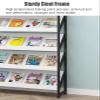 Home Bookshelf Office/ Reception Room Literature Magazine Rack Holder Floor-standing, Heavy Duty Tall Brochures Holders, Exhibition Hall, Schools, Stations ( Color : 5 tier , Size : L100cm/39.4in ) view 4