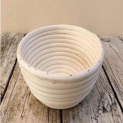 Bread Proofing Basket Banneton Proving Basket Natural Rattan Sourdough Proving Basket For Professional Home Bakers Round Oval With Linen Cloth Liner Banneton Bread Proofing Basket (Size : Round 23cm