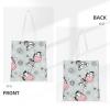 SSIMOO Cute Zebra Fashion Canvas Tote Bag-Personalized Handbag,Multifunctional Bag,Elegant And Minimalist view 3