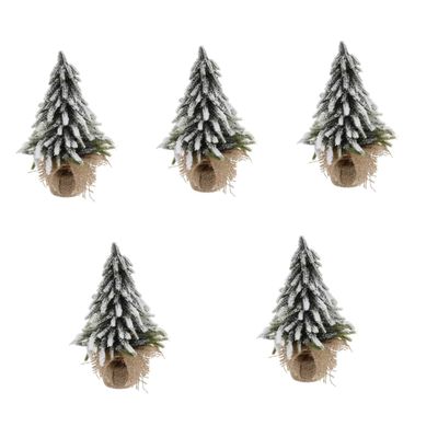 MAGICLULU 5pcs Desktop Xmas Tree Decoration Christmas Tree for Holiday Party for Decor Festive Table Adornment