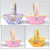 Amosfun 24pcs Handheld Paper Easter Baskets Candy Holders for Boy Girl Celebrations Cute Cartoon Design for Eggs Treats and Party Favors view 3