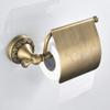 KitchenCupboards Wardrobe Hinges, RetroToilet Roll Holder,Wall-Mounted Perforated Installation,Paper Holder,Tissue Box for Bathroom,Accessories,Copper,Gold view 2