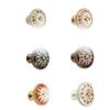 Ciieeo 3pcs Mushroom Shape Cabinet Pull Knobs Antique Red Drawer Handles Stylish Furniture Hardware for Easy to Install Cabinet Knobs view 1