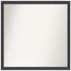 Amanti Art Black Bathroom Mirror for Over Sink, 25x28 Custom Made Stylish Black Rectangle Vanity Mirror, Large Traditional Wood Frame, Hangs Horizonally and Vertically, Wall Decor view 1