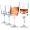Stem Connect Tumbler, GREAT GIFT IDEA -Fine Lines -BPA-Free Ecozen, Wine -Rock glass -Wind Resistant Set of 4 view 1