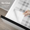 Drawer Shelf Liner for Kitchen Cabinets, Non Adhesive Slip Resistant Shelf Paper Easy to Clean, Strong Grip Thickened Waterproof Washable Mats for Pantry Shelves Cupboard Dresser(Grey, 24 in x 30 FT) view 3