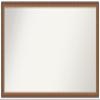 Amanti Art Bronze Bathroom Mirror for Over Sink, 23x42 Custom Made Two Tone Bronze Copper Rectangle Vanity Mirror, Large Modern Wood Frame, Hangs Horizonally and Vertically, Wall Decor view 1