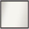 Amanti Art Black Bathroom Mirror for Over Sink, 31x42 Custom Made Salon Scoop Red Black Rectangle Vanity Mirror, X-Large Casual Wood Frame, Hangs Horizonally and Vertically, Wall Decor view 1