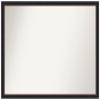 Amanti Art Black Bathroom Mirror for Over Sink, 26x34 Custom Made Salon Scoop Red Black Rectangle Vanity Mirror, Large Casual Wood Frame, Hangs Horizonally and Vertically, Wall Decor view 1