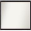 Amanti Art Black Bathroom Mirror for Over Sink, 22x40 Custom Made Salon Scoop Red Black Rectangle Vanity Mirror, Large Casual Wood Frame, Hangs Horizonally and Vertically, Wall Decor view 1