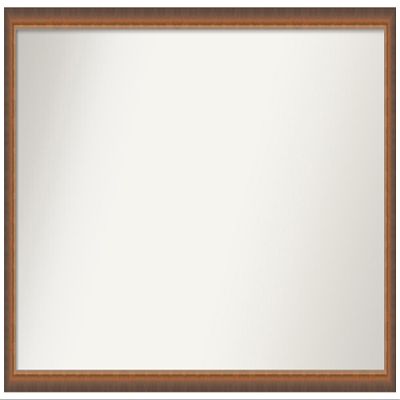 Amanti Art Bronze Bathroom Mirror for Over Sink, 23x44 Custom Made Two Tone Bronze Copper Rectangle Vanity Mirror, Oversize Modern Wood Frame, Hangs Horizonally and Vertically, Wall Decor