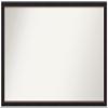 Amanti Art Black Bathroom Mirror for Over Sink, 23x38 Custom Made Salon Scoop Red Black Rectangle Vanity Mirror, Large Casual Wood Frame, Hangs Horizonally and Vertically, Wall Decor view 1