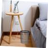 ABOOFAN Waste Basket for Kitchen Garbage Can Trash Can Bedroom Bathroom Trash Can Rubbish Bin Large Trash Bin Trash Can for Desk The Pet Fall to The Ground Container Office, 27X22X18CM, Black view 3