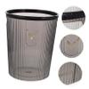 ABOOFAN Waste Basket for Kitchen Garbage Can Trash Can Bedroom Bathroom Trash Can Rubbish Bin Large Trash Bin Trash Can for Desk The Pet Fall to The Ground Container Office, 27X22X18CM, Black view 4