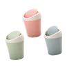 Zerodeko 3pcs Small Desktop Trash Can Storage Bin Material Covered Light Practical view 1