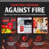 Emergency Fire Blanket - 2-Pack 40x40 Stay Prepared With Our Fireproof Blanket Extinguish Flames for Your Home Kitchen - Be a hero with first house must haves along with Extinguisher - Home Safety view 2