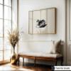 Poster Master Swan Portrait Poster - Retro Bird Print - Swan Artwork - Animal Art - Chic Boho Design - Minimal Farmhouse Print - Aesthetic Kid's Bedroom or Nursery Wall Decor - 8x10 UNFRAMED view 3