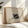 Poster Master Swan Portrait Poster - Retro Bird Print - Swan Artwork - Animal Art - Chic Boho Design - Minimal Farmhouse Print - Aesthetic Kid's Bedroom or Nursery Wall Decor - 8x10 UNFRAMED view 4