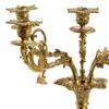 Candle Holder Retro Palace Luxury 5-Head Ceramic with Copper Candlestick Decoration Indoor Living Room Bedroom Desktop Candlestick Decoration Centerpiece Table Decorations view 4