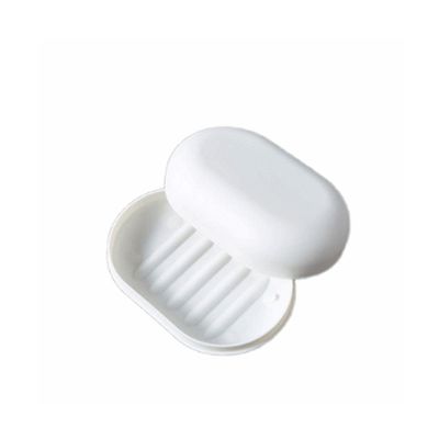 Simple Travel Soap Dish Counter Top Soap Box with lid Soap Holder Plastic Bar Soap Holder Portable Soap Case with Strong Sealing Easy to wash