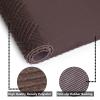 SHNOSU Runner Rugs 6FTx41FT Indoor Outdoor Hallway Runner Rubber Backing Non-Slip Carpet Washable Area Rugs Custom Sizes for Entryway Kitchen Bathroom Laundry Room Balcony Patio Brown view 2