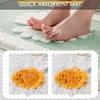 Modern Fuzzy Absorbent Non-Slip Foot Mat|Ultra Soft Cozy Bathroom Rug|Indoor Decor Washable Floor Carpet Mat,Green,60x90cm(23.6x35.4in) view 4